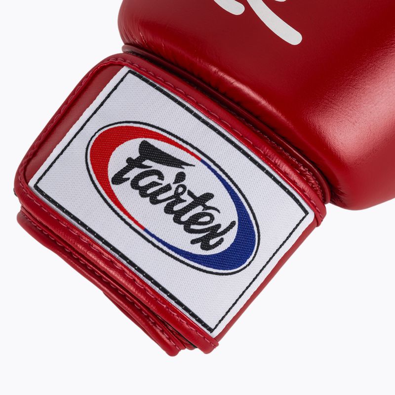Boxhandschuhe Fairtex Deluxe Tight-Fit red 6