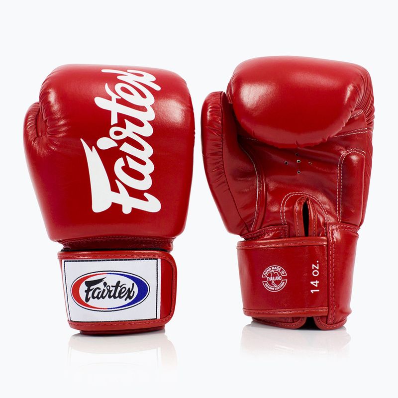 Boxhandschuhe Fairtex Deluxe Tight-Fit red