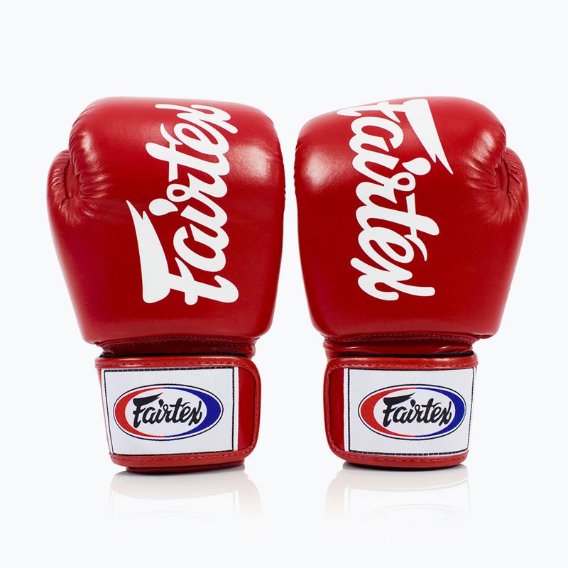 Boxhandschuhe Fairtex Deluxe Tight-Fit red