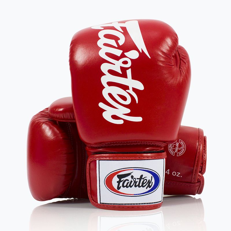 Boxhandschuhe Fairtex Deluxe Tight-Fit red 4
