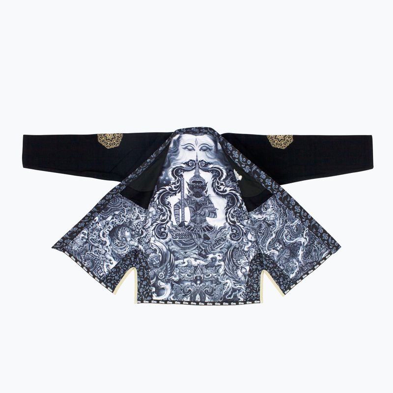 Gi für brasilianisches Jiu-Jitsu Fairtex "Treeburam" black 3