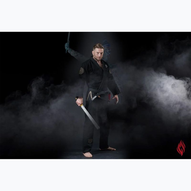 Gi für brasilianisches Jiu-Jitsu Fairtex "Treeburam" Limited Edition black 9