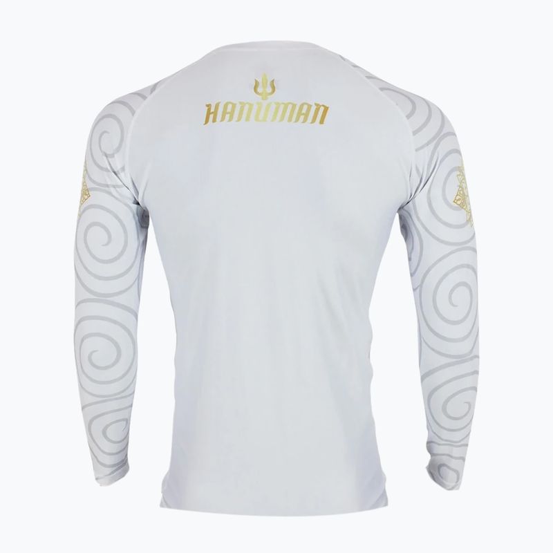 Rashguard Longsleeve Herren Fairtex Hanuman Pro white 2