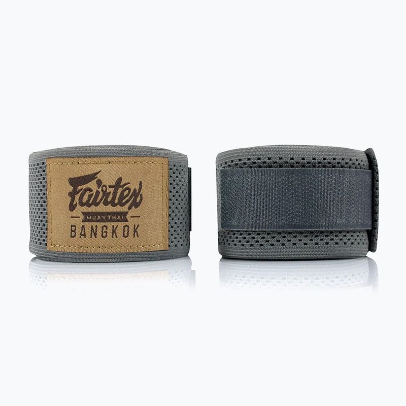 Boxbandagen Fairtex Elastic Handwraps 455 cm gray