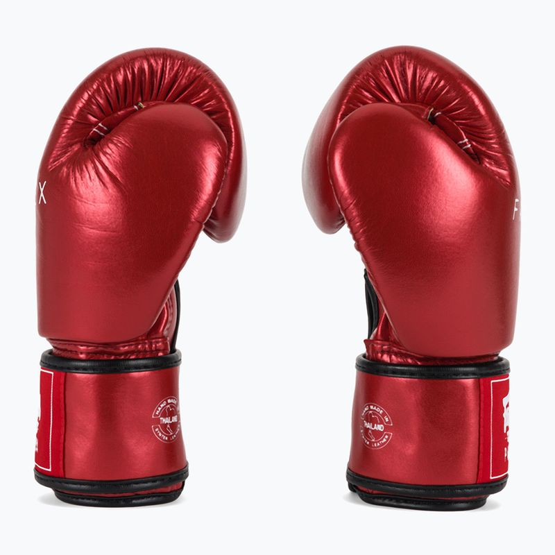 Boxhandschuhe Fairtex Metallic Boxing red 4