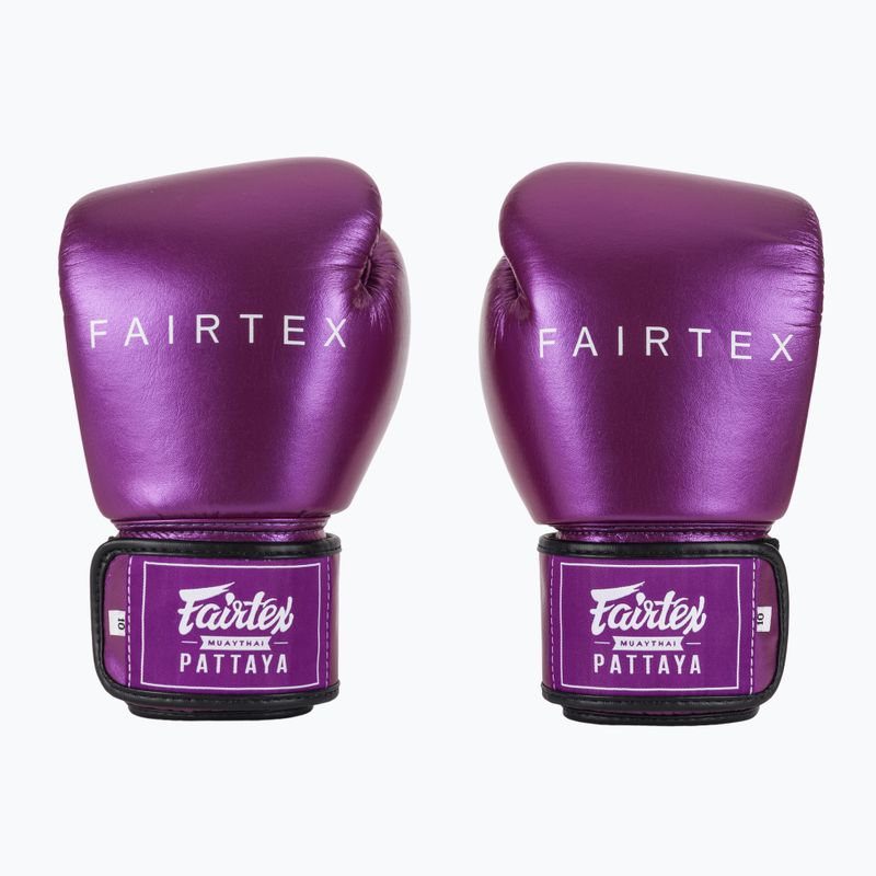 Boxhandschuhe Fairtex Metallic Boxing purple 2