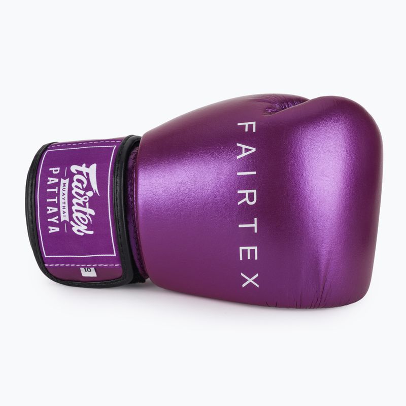 Boxhandschuhe Fairtex Metallic Boxing purple 5