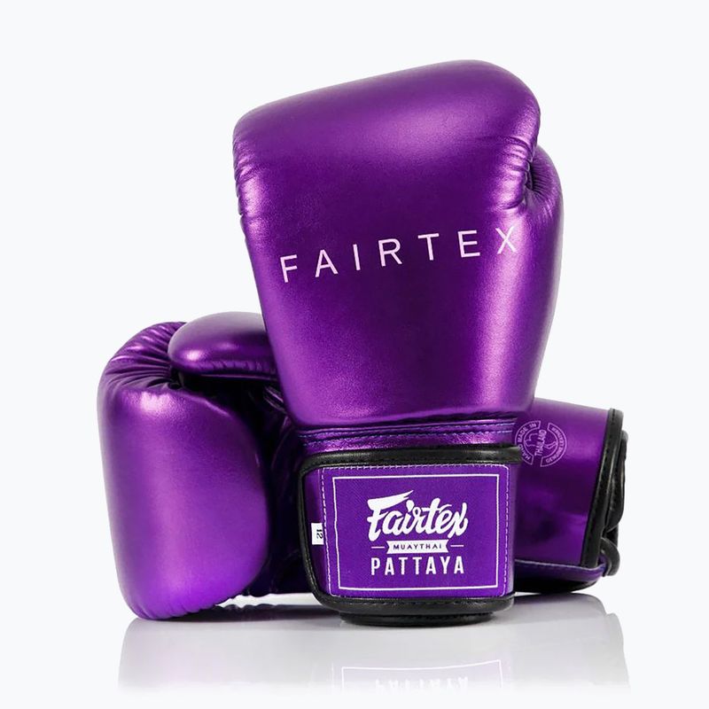 Boxhandschuhe Fairtex Metallic Boxing purple 4