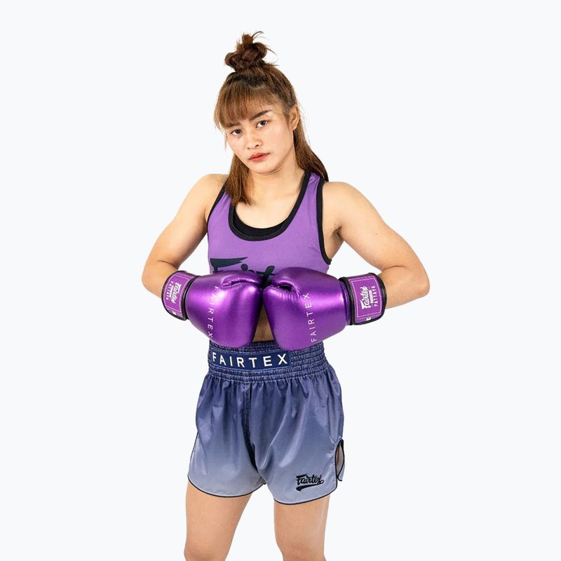 Boxhandschuhe Fairtex Metallic Boxing purple 5