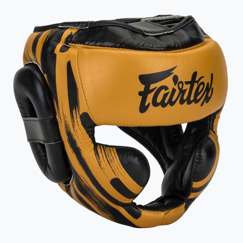 Boxhelm Fairtex Microfiber Headguard gold