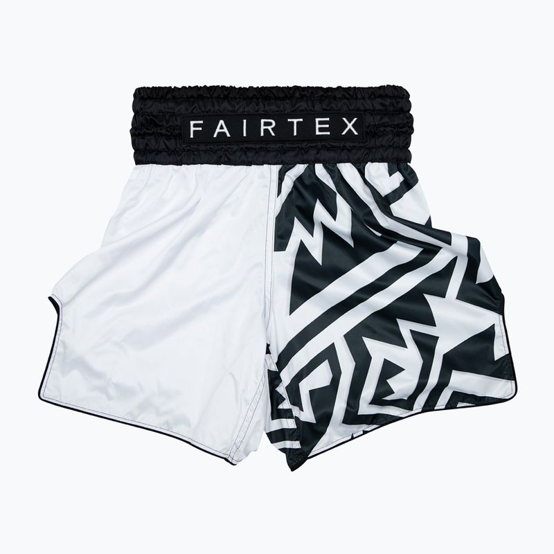 Boxshorts Fairtex Boxing BT2003 "Monochrome" white/black