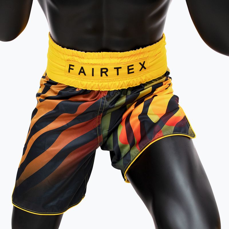 Boxshorts Fairtex Boxing BT2002 "Tiger" yellow/black 3