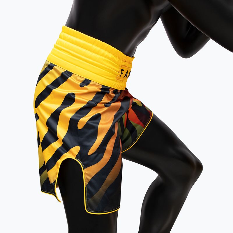 Boxshorts Fairtex Boxing BT2002 "Tiger" yellow/black 5