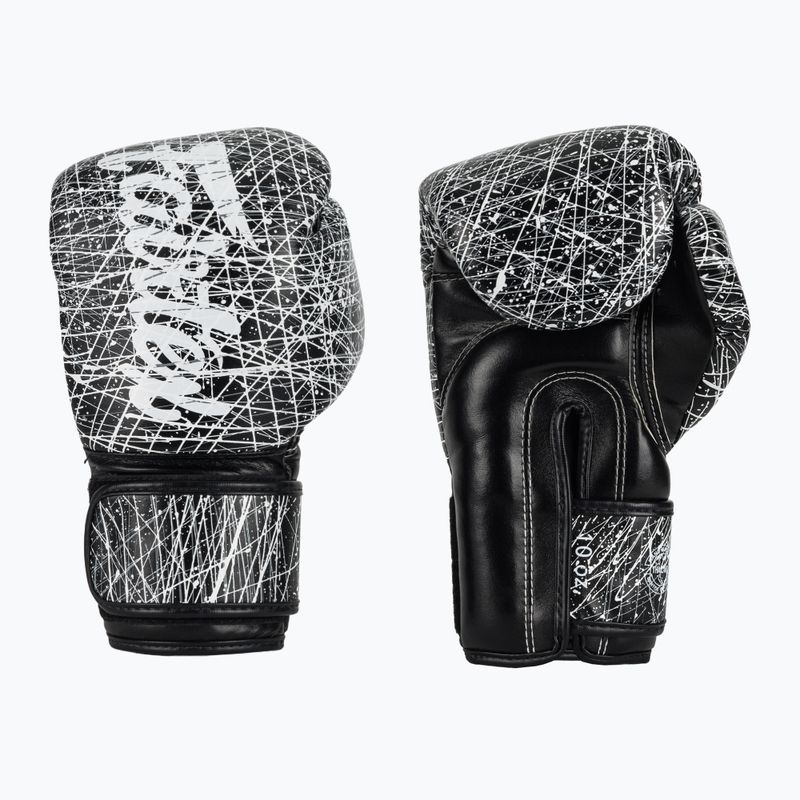 Boxhandschuhe Fairtex Microfiber Art Collections Painter black/white