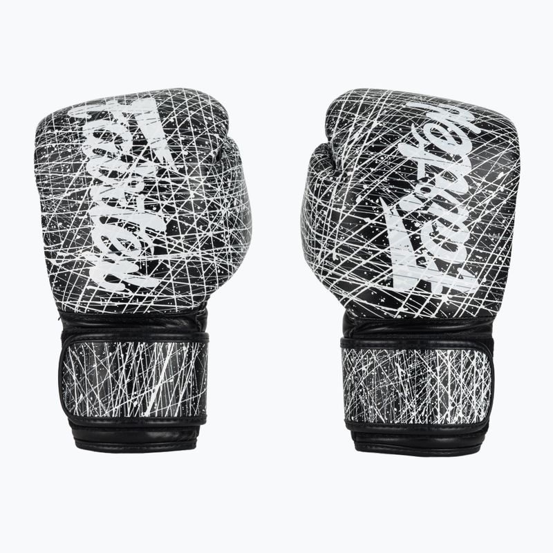 Boxhandschuhe Fairtex Microfiber Art Collections Painter black/white 2