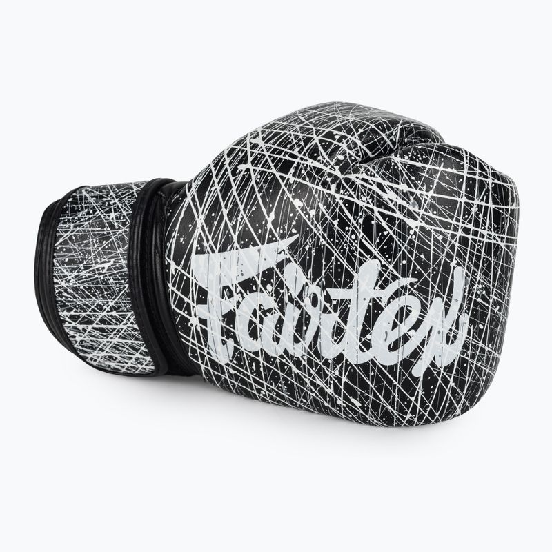 Boxhandschuhe Fairtex Microfiber Art Collections Painter black/white 5