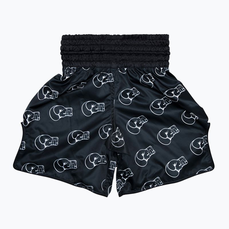 Fairtex Boxing Trunks shorts BT2006 'Motiv' schwarz 2