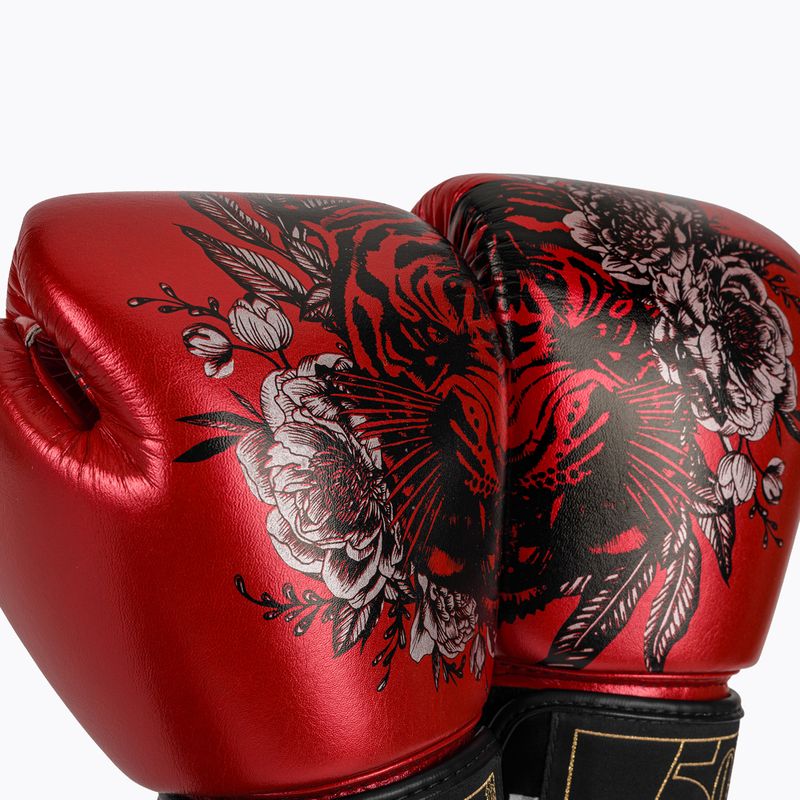 Fairtex Golden Jubilee rote Boxhandschuhe 7