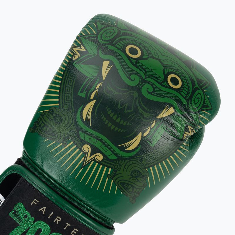 Fairtex X Tom Atencio Boxen Auferstehung grün Boxhandschuhe 5