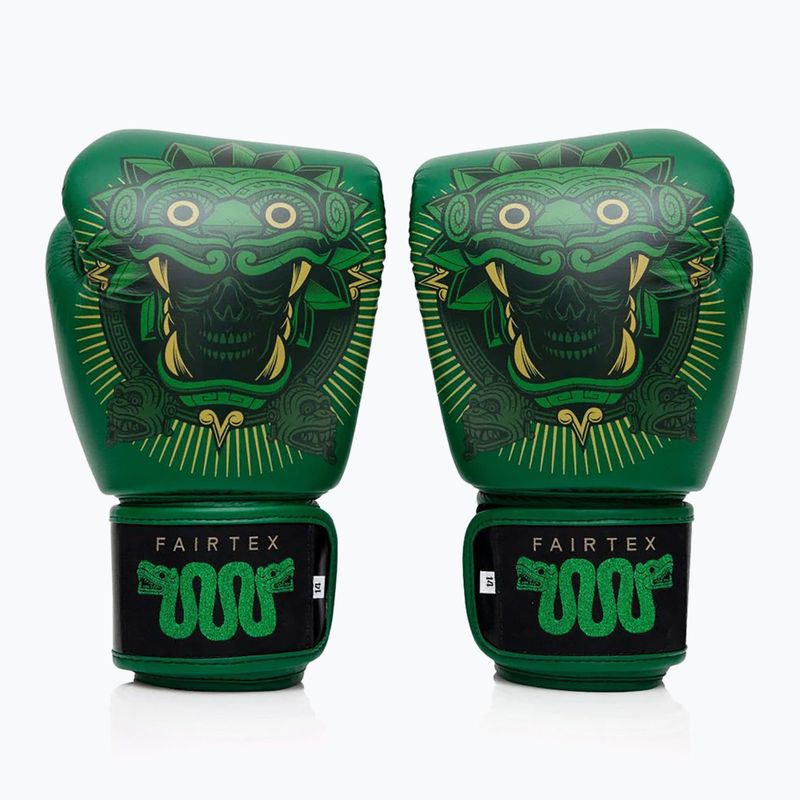 Fairtex X Tom Atencio Boxen Auferstehung grün Boxhandschuhe