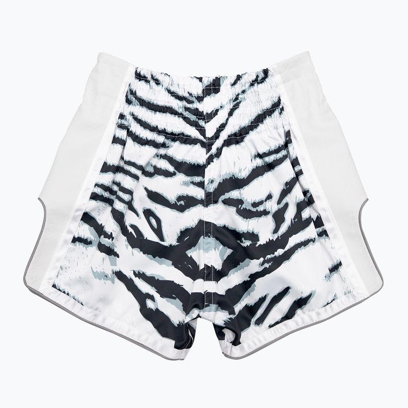 Fairtex Kinder Boxershorts BSK2103 "Weißer Tiger" weiß 2