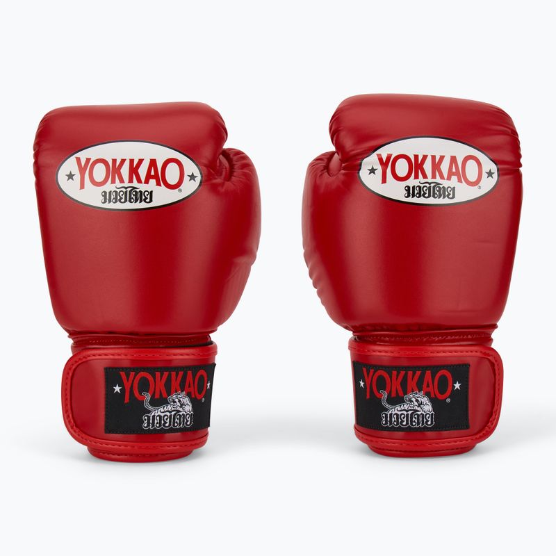 Herren Boxhandschuhe YOKKAO Matrix rot 2