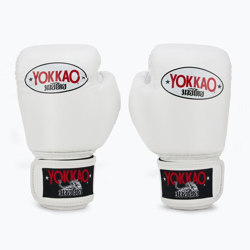 Herren Boxhandschuhe YOKKAO Matrix weiß 2