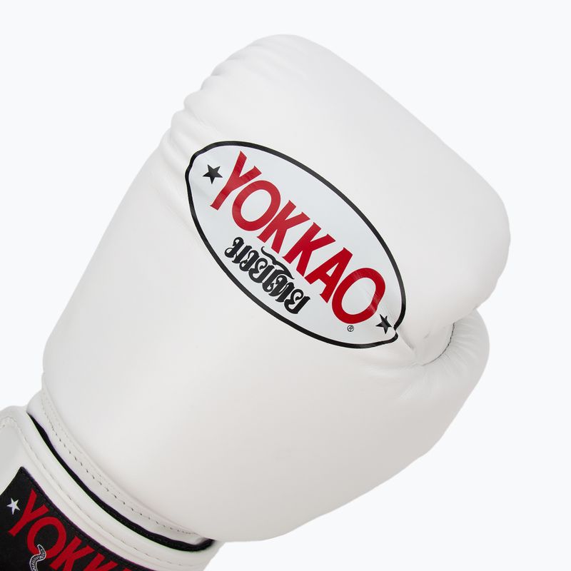 Herren Boxhandschuhe YOKKAO Matrix weiß 5