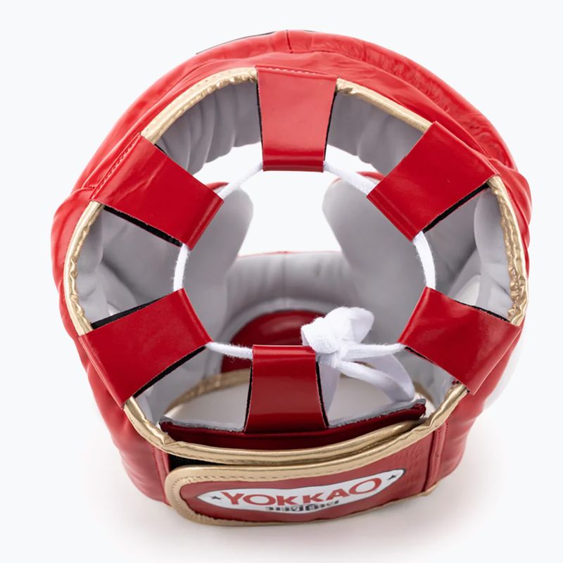Helm YOKKAO Training Headguard rot HYGL-1-2 5