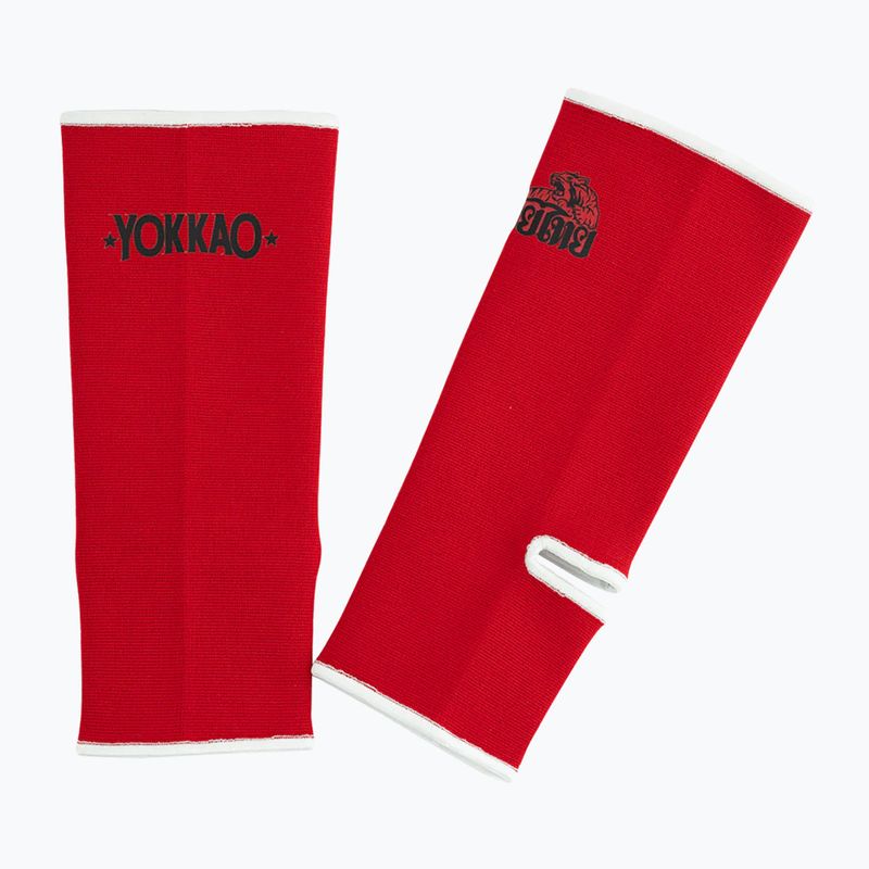Herren YOKKAO Muay Thai Knöchelschoner rot