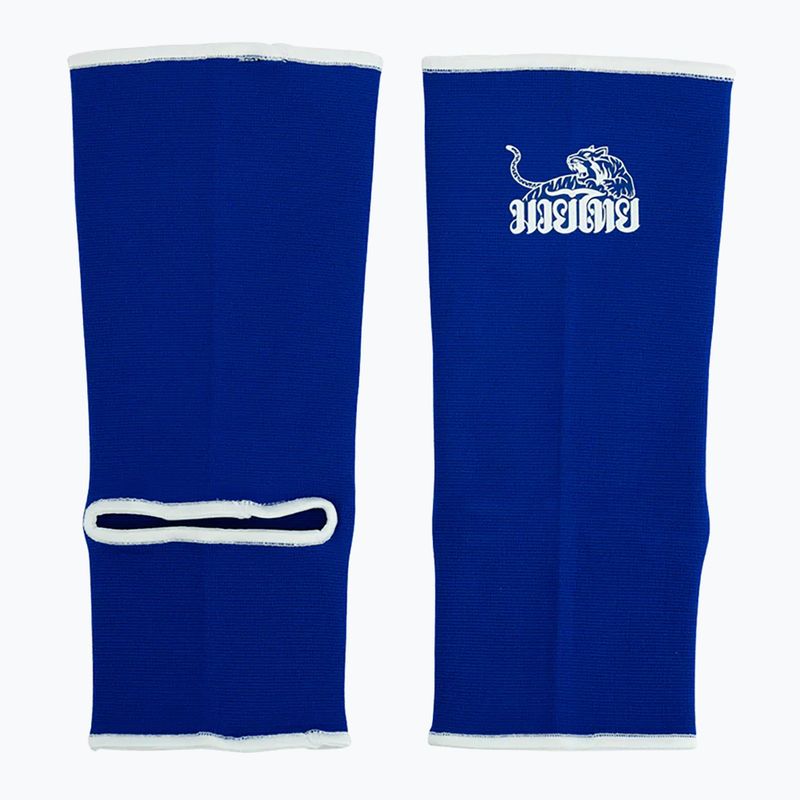 Herren YOKKAO Muay Thai Knöchelschoner blau 2