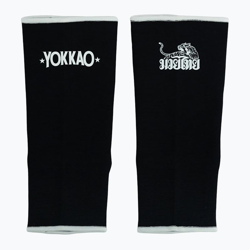 YOKKAO Muay Thai Herren Knöchelschoner schwarz