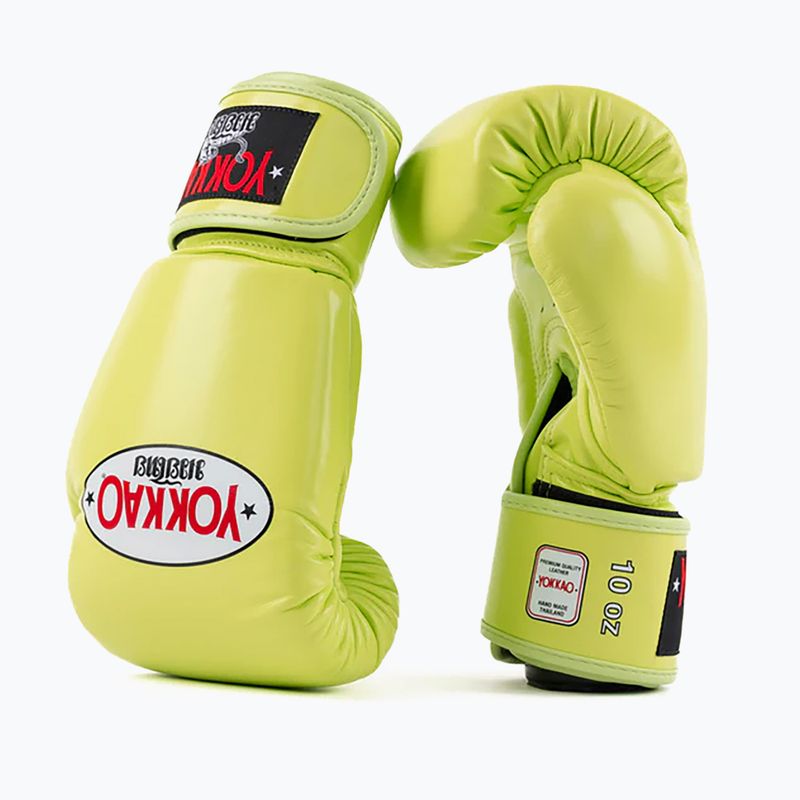 YOKKAO Matrix lime punch Herren Boxhandschuhe 2