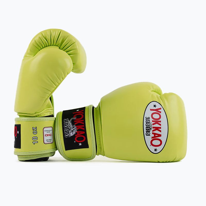 YOKKAO Matrix lime punch Herren Boxhandschuhe 3