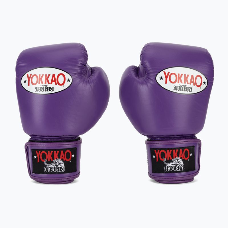 Boxhandschuhe Herren YOKKAO Matrix flash purple 2