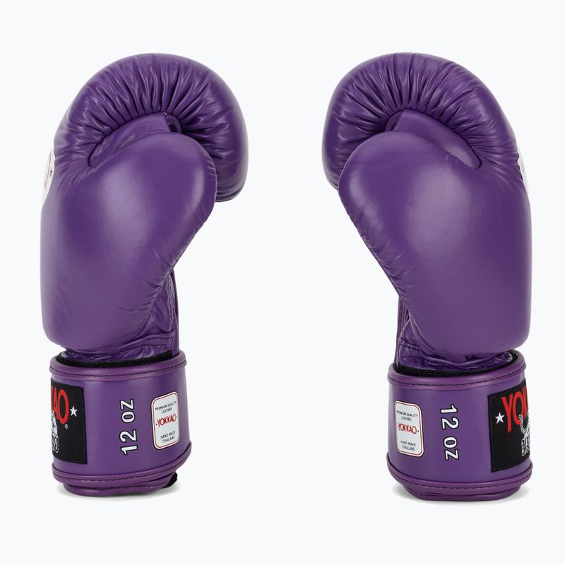 Boxhandschuhe Herren YOKKAO Matrix flash purple 4