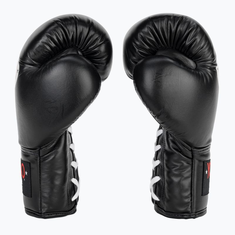 YOKKAO Matrix Lace Up Herren Boxhandschuhe schwarz 4