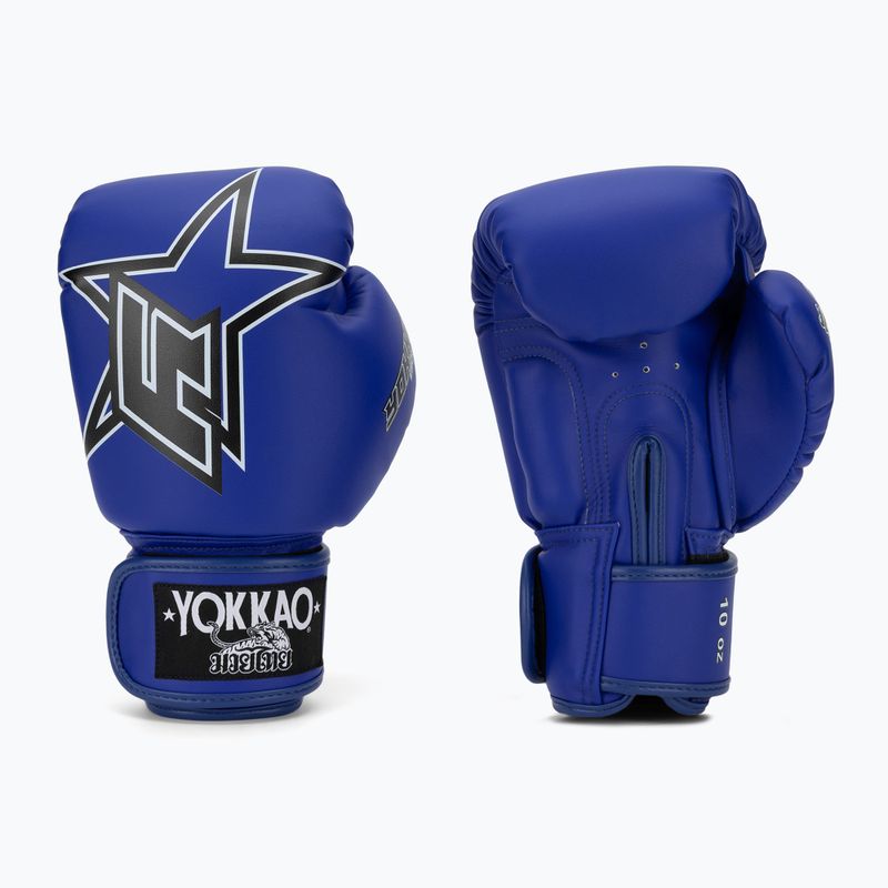 Boxhandschuhe YOKKAO Institution Boxing blue