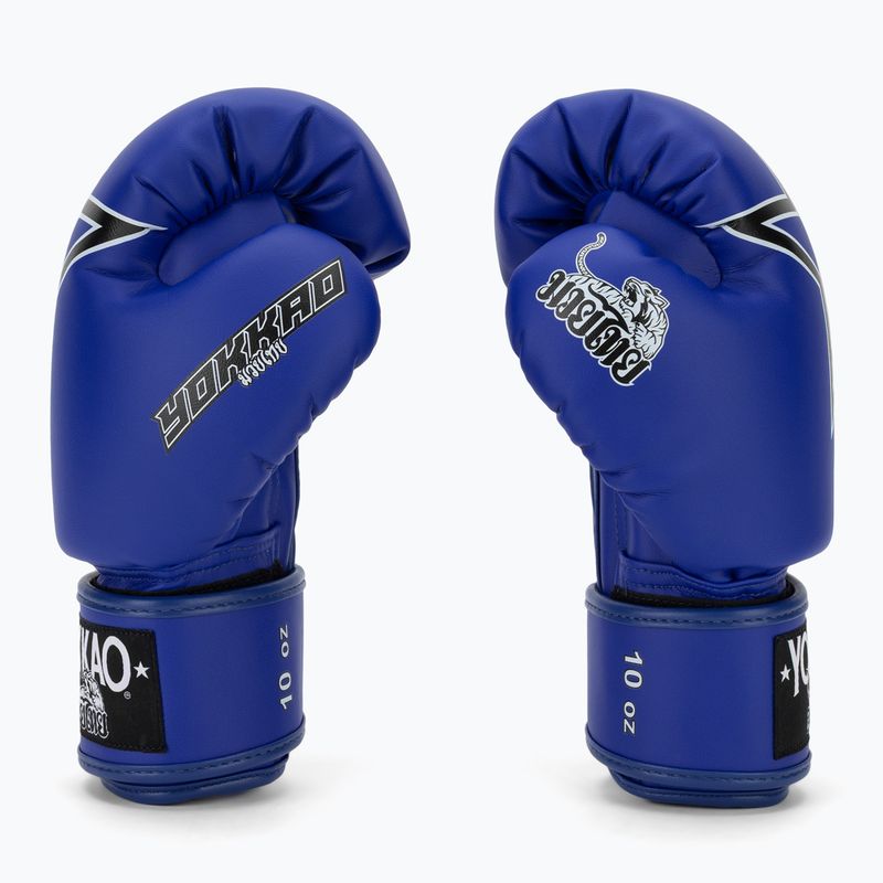 Boxhandschuhe YOKKAO Institution Boxing blue 4