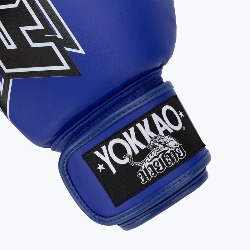 Boxhandschuhe YOKKAO Institution Boxing blue 6