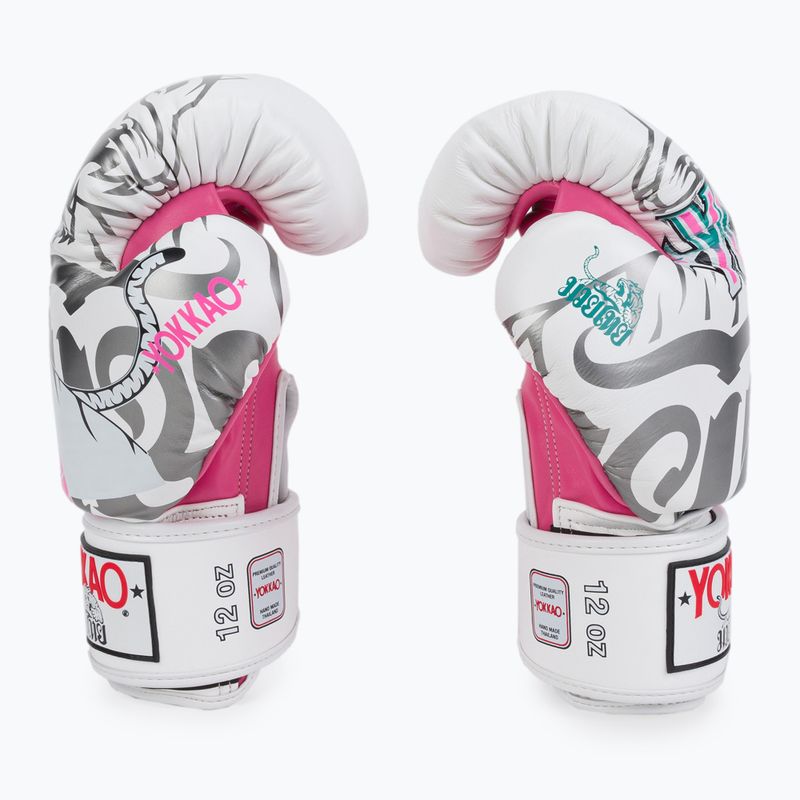 Boxhandschuhe YOKKAO 9'S weiß BYGL-9 4