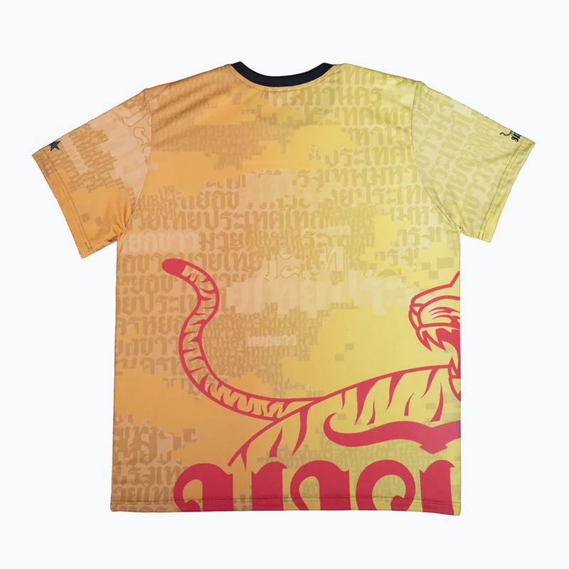 Trainingshirt YOKKAO Breakfast At The Gym gelb WTYS-BG-21 2