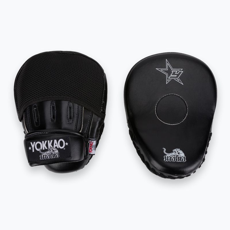 Trainingsschild YOKKAO Institution Focus Mitts-Close schwarz FYMS-1 2