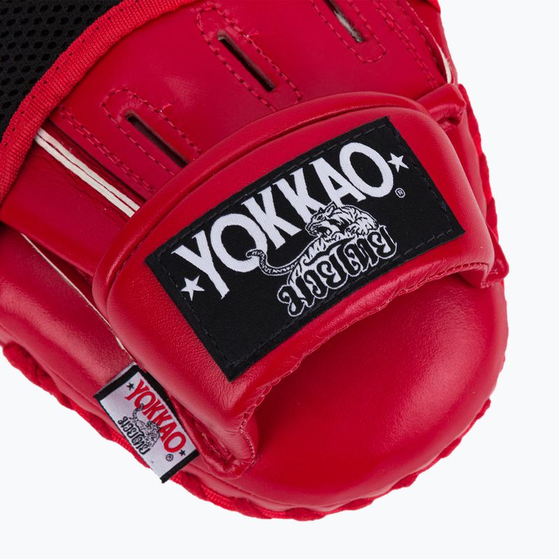 Trainingsschild YOKKAO Institution Focus Mitts-Close rot FYMS-2 4