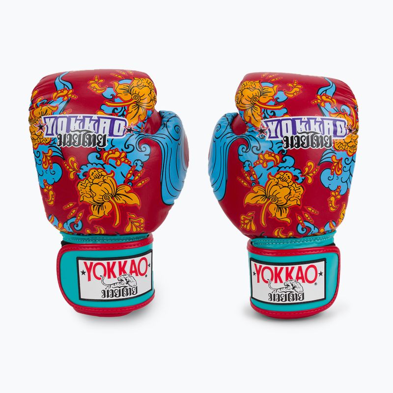 Boxhandschuhe YOKKAO Hawaiian rot FYGL-71-2