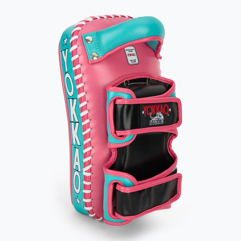 Trainingsschild YOKKAO Curved 2 Stk. hot pink/island 2