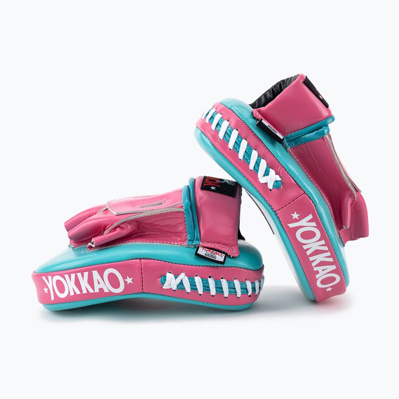 YOKKAO Gebogene Trainingsscheibe 2 Stück hot pink/island 4