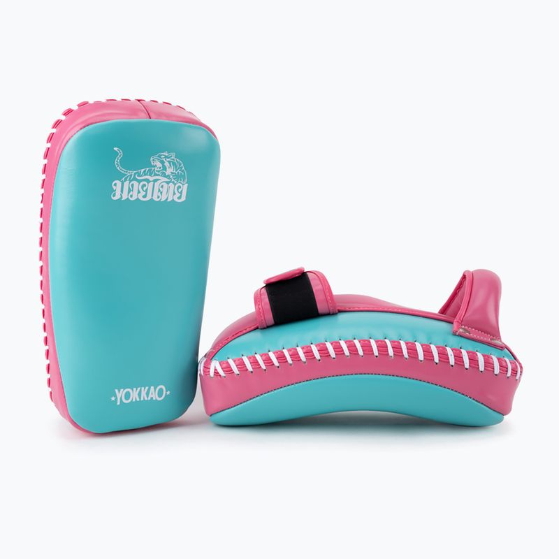 Trainingsschild YOKKAO Free Style 2 Stk. hot pink/island 2