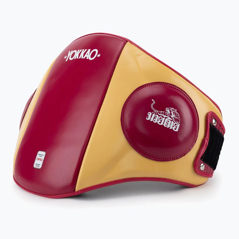 YOKKAO Schlagtraining Gürtel rot/gelb BYPL-21 2