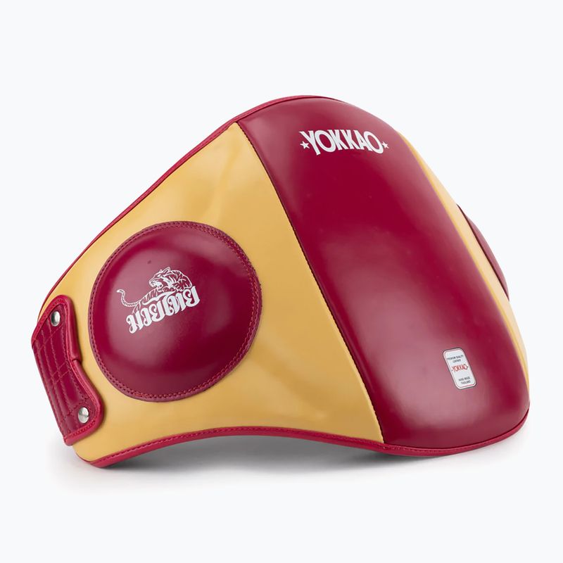 YOKKAO Schlagtraining Gürtel rot/gelb BYPL-21 3